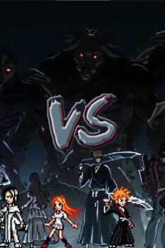 Ichigo, Uryū, Chad, and Orihime vs Hollows (Bleach)