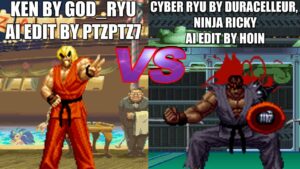 Street Fighter Mugen – Ken vs. Cyber Ryu