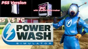 Power Wash Simulator PS5 VS  PC