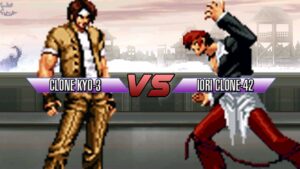 KOF Mugen – Clone Kyo-3 vs. Iori Clone-42