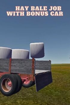 My summer Car Haybale Job with Bonus car