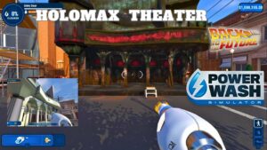 Powerwash Simulator  Back to the Future DLC  Holomax Theater #UBG