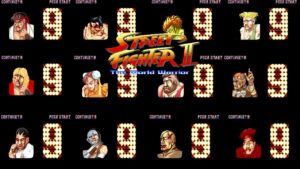 Street Fighter 2 – World Warrior – All Game Over Animations