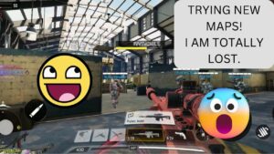 Call of duty mobile, trying new maps. I got lost 😂