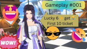 ash echoes (白荊迴廊) Gameplay 1. lucky 6 ⭐ get 😎