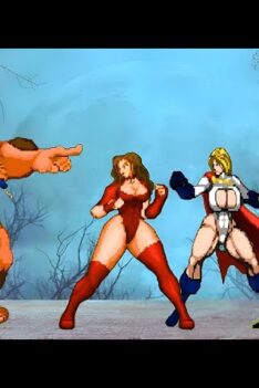 Minotaur vs Power Girl Team, Femina & Vampirella – Epic KOF MUGEN Showdown!