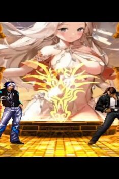 King of Fighters mugen Gs Eric vs Super Kusanagi Kyo Team, the final big move is a bit cool #mugen