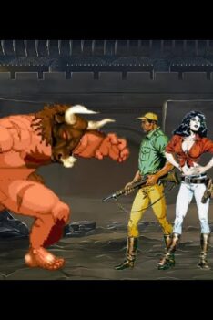 Minotaur vs Mustapha & Hannah | Cadillacs & Dinosaurs Mugen Battle!