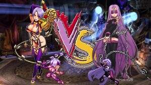 Ivy Valentine Vs Rider (Soul Calibur vs Fate/stay night)