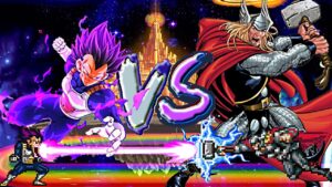 Vegeta Vs Thor (Dragon Ball Super vs Marvel Comics)