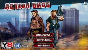 Action Bros (Flash Game) Full Gameplay All Levels
