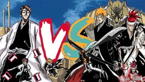 Aizen Vs Ichigo, Renji, & Komamura (Bleach)