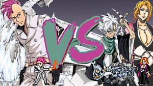 Bazz-B Vs Toshiro Hitsugaya & Rangiku Matsumoto (Bleach)