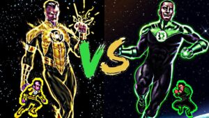 Green Lantern Vs Sinestro (DC Comics)