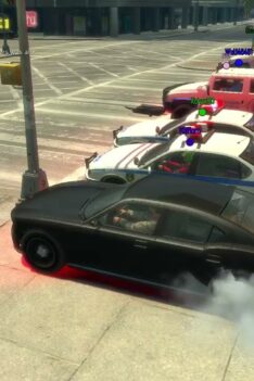 GTA IV Online Cops N Crooks Busted/Race 3 (GTA Connected)