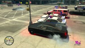 GTA IV Online Cops N Crooks Busted/Race 3 (GTA Connected)