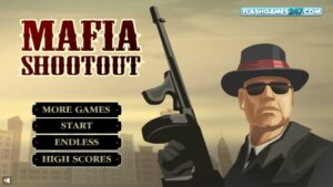 Mafia Shootout (Flash Game) Full Gameplay All Levels