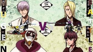 Mayuri & Nemu Vs Gin & Izuru (Bleach)