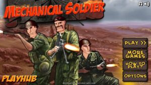 Mechanical Soldier (Flash Game) Full Gameplay Playthrough All Levels
