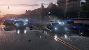 NFS MW 2012 Dodge Charger SRT8 Police and S.W.A.T Van Police Persecution