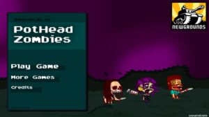Pothead Zombies (Flash Game) Full Gameplay All Waves 1-14