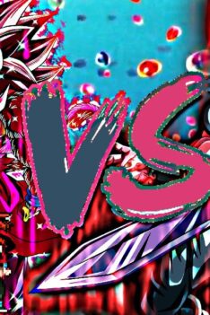 Super Saiyan 4 Limit Breaker Goku & Vegeta Vs Dark Janemba (Super Dragon Ball Heroes)