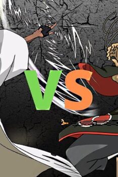 Tosen Vs Kakuzu (Bleach vs Naruto Shippuden)