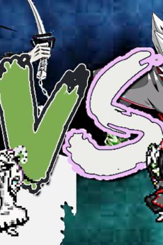 White Tensa Zangetsu Vs Merged Zamasu (Bleach vs Dragon Ball Super)