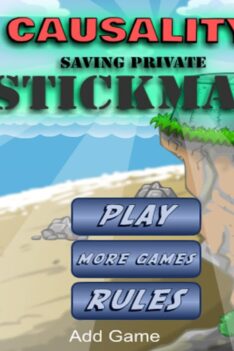 Causality Saving Private Stickman (Flash Game) Full Gameplay