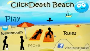 ClickDeath Beach (Flash Game) Full Gameplay