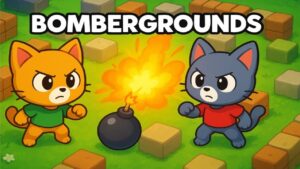 Come watch the video that my friend and I made playing bombergrounds