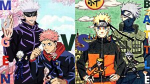 Gojo & Yuji Vs Kakashi & Naruto (Jujutsu Kaisen vs Naruto Shippuden)