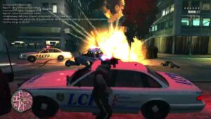 GTA IV Online Freemode Making Chaos in the City + Pursuit