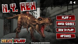 N.Y. Rex (Flash Game) Full Gameplay Playthrough All Levels 1-16