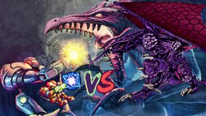 Samus vs Ridley (Nintendo/Metroid)