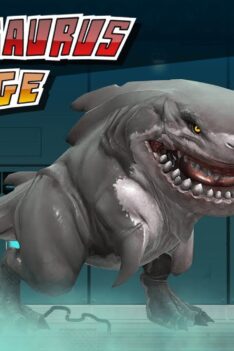 Sharkosaurus Rampage (HTML5 Game) Full Gameplay Playthrough All Levels 1-16