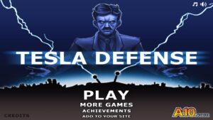 Tesla Defense (Flash Game) Full Gameplay All Waves 1-20