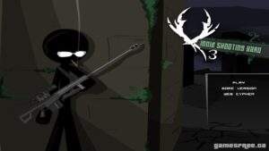 Vinnie’s Shooting Yard 3 (Flash Game) Full Gameplay All Weapons