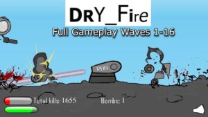 Dry Fire (Flash Game) Full Gameplay Waves 1-16