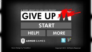 Give Up (Flash Game) Full Gameplay All Levels