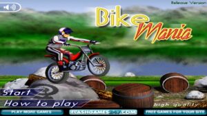 Bike Mania (Flash Game) Full Gameplay All Levels
