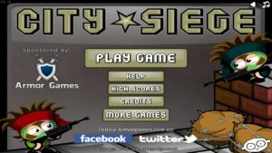 City Siege (Flash Game) Full Gameplay All Levels