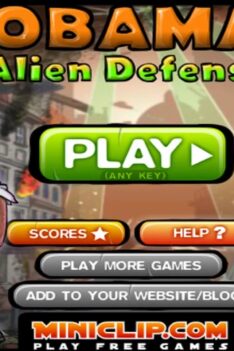 Obama Alien Defense (Flash Game) Full Gameplay