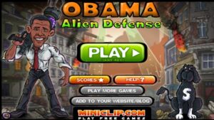 Obama Alien Defense (Flash Game) Full Gameplay