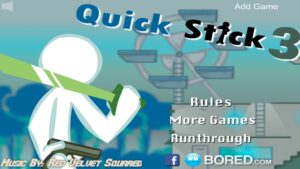 Quick Stick 3 (Flash Game) Full Gameplay