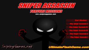 Sniper Assassin Torture Missions (Flash Game) Full Gameplay Playthrough