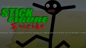 Stick Figure Suicide (Flash Game) All Deaths