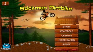 Stickman Dirtbike (Flash Game) Full Gameplay All Levels