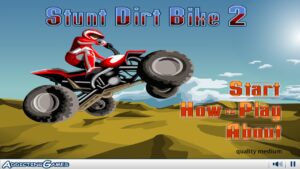 Stunt Dirt Bike 2 (Flash Game) Full Gameplay All Levels
