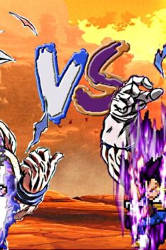 Ultra Instinct Goku Vs Ultra Ego Vegeta (Dragon Ball Super)